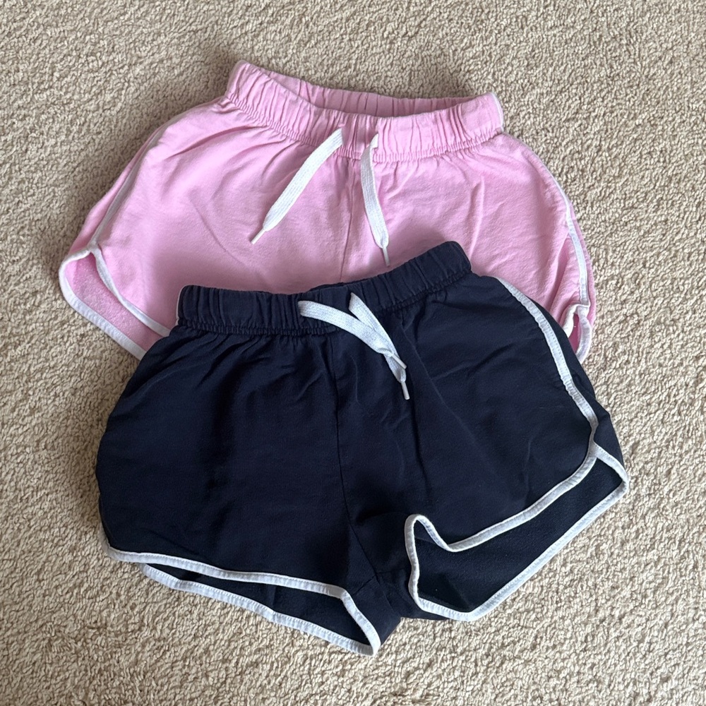 Pink and blue Athletic Shorts Set